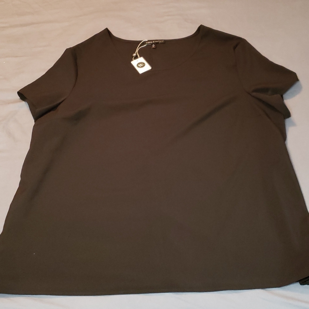 Supply + Demand Scoop Neck Tee